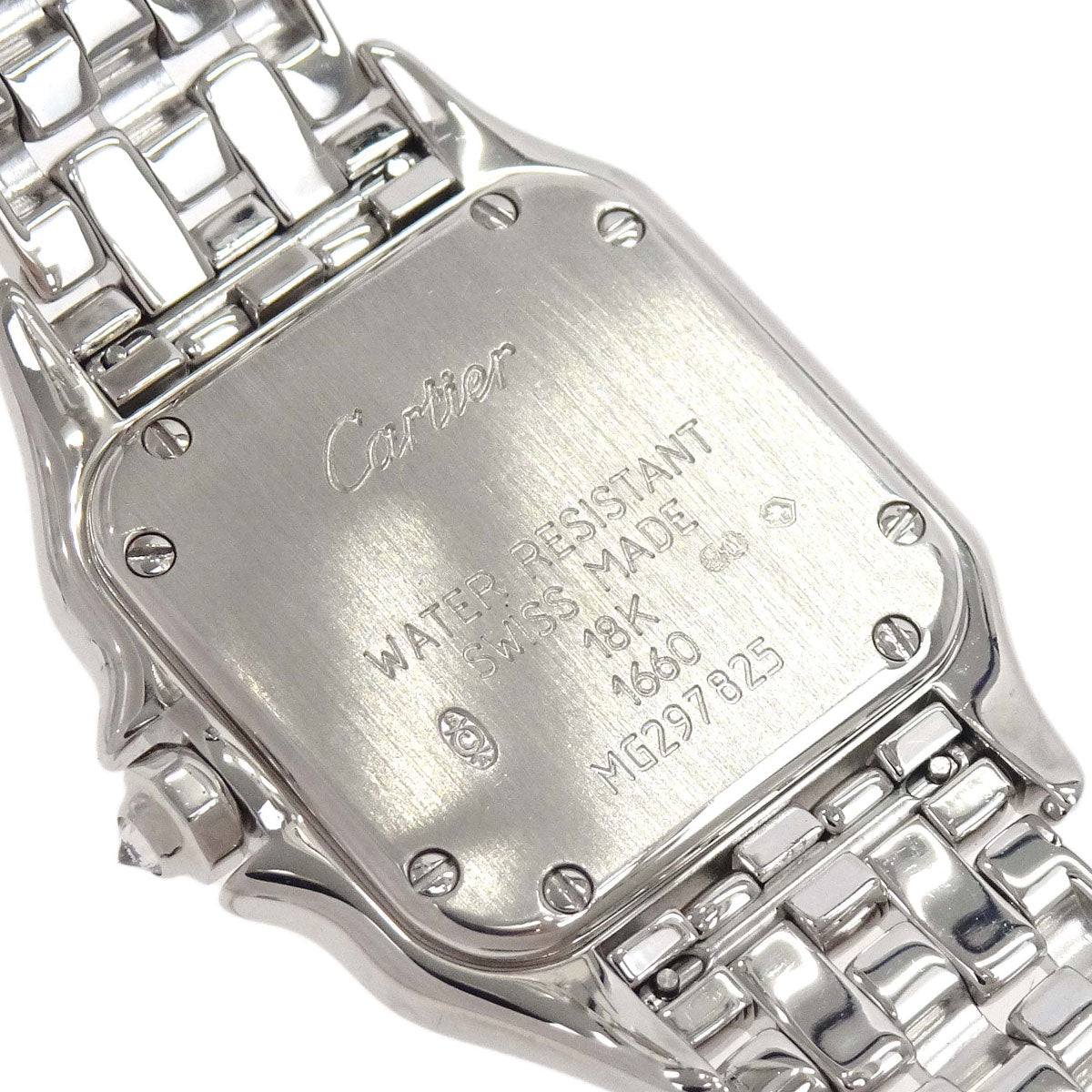 Cartier Panthere SM 22mm Ref.1660 Quartz Watch 18KWG Diamond
