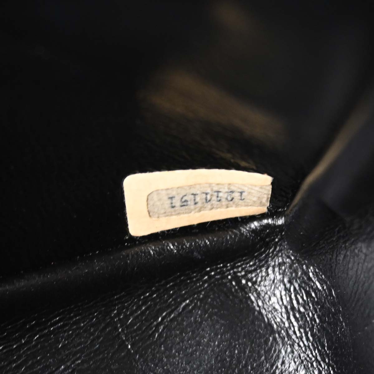 Chanel * Black Lizard Small Classic Double Flap Shoulder Bag