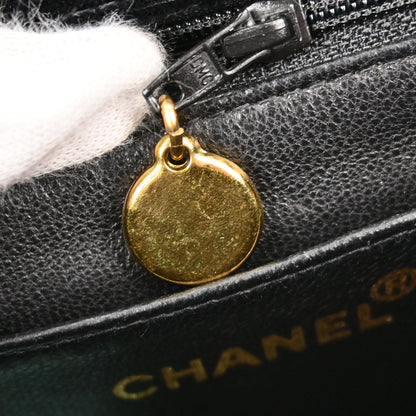 Chanel 1994-1996 Black Velvet Mini Classic Square Flap Shoulder Bag 17