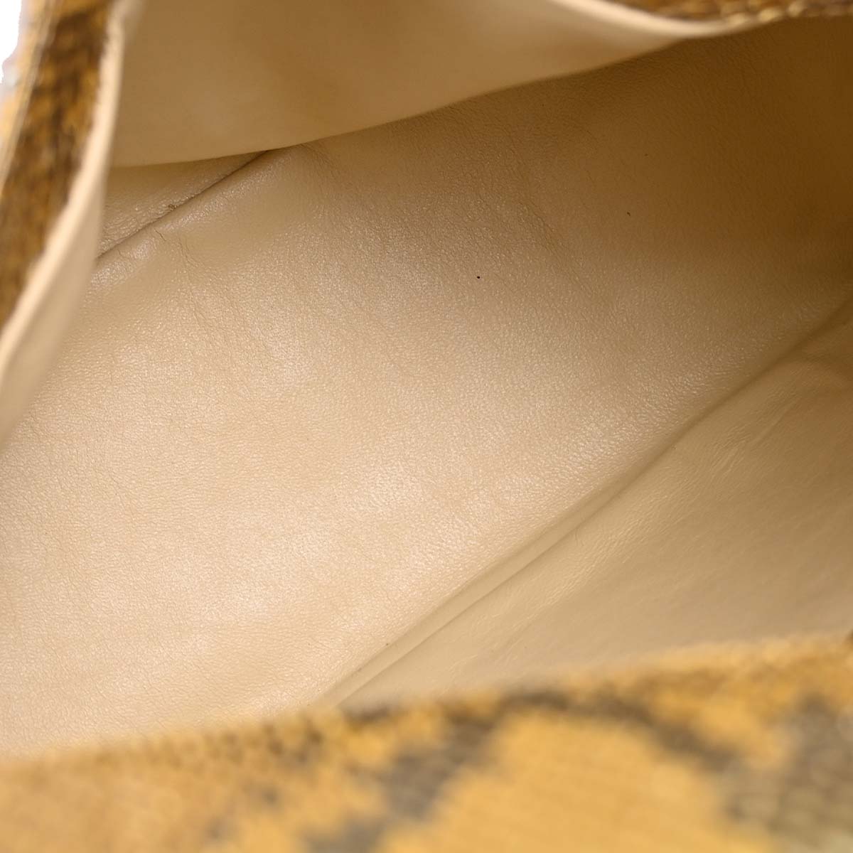 Fendi * Gold Python Mamma Baguette Handbag