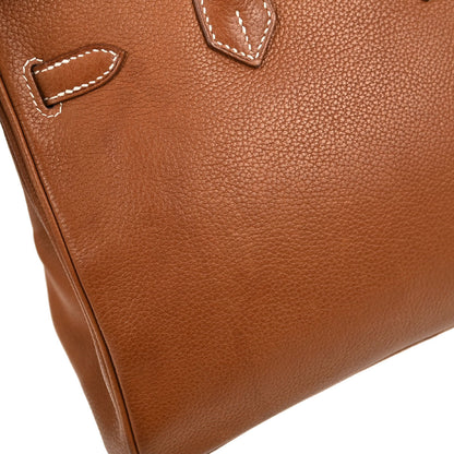Hermes Fauve Barenia Faubourg Birkin 25 Handbag