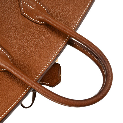 Hermes Fauve Barenia Faubourg Birkin 25 Handbag