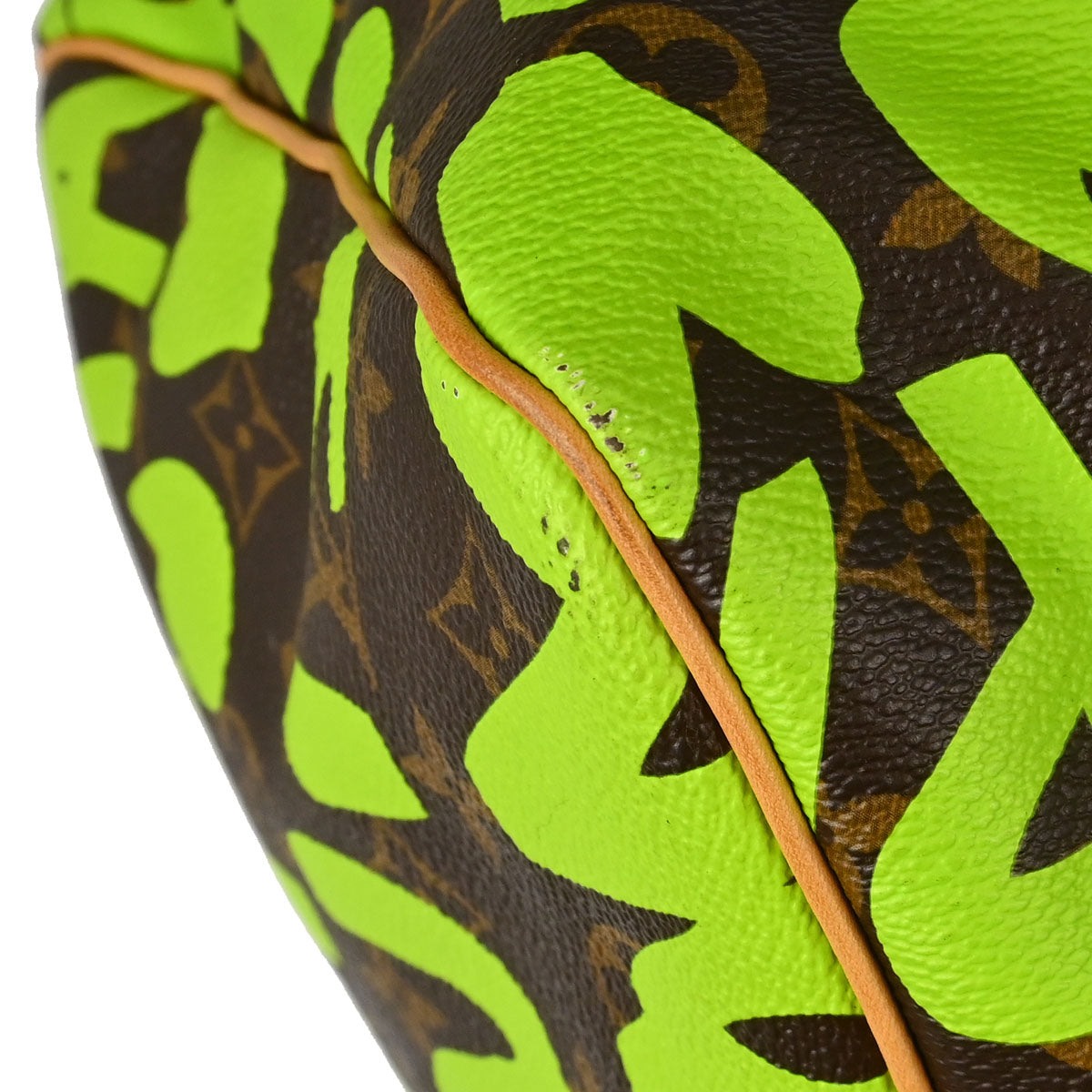 Louis Vuitton Green Monogram Graffiti Keepall 50 Duffle Bag M93700