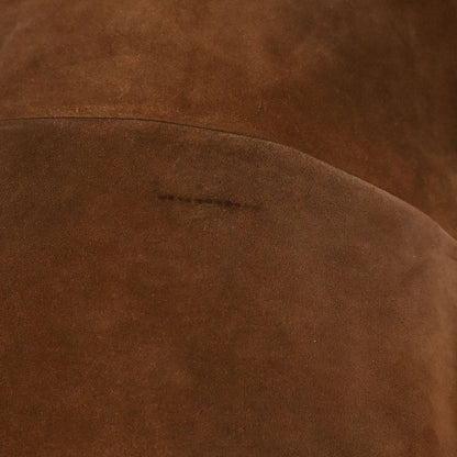 Yves Saint Laurent Brown Suede Large Mombasa Handbag