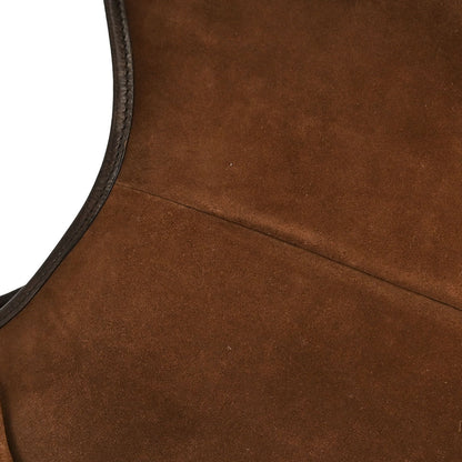 Yves Saint Laurent Brown Suede Large Mombasa Handbag