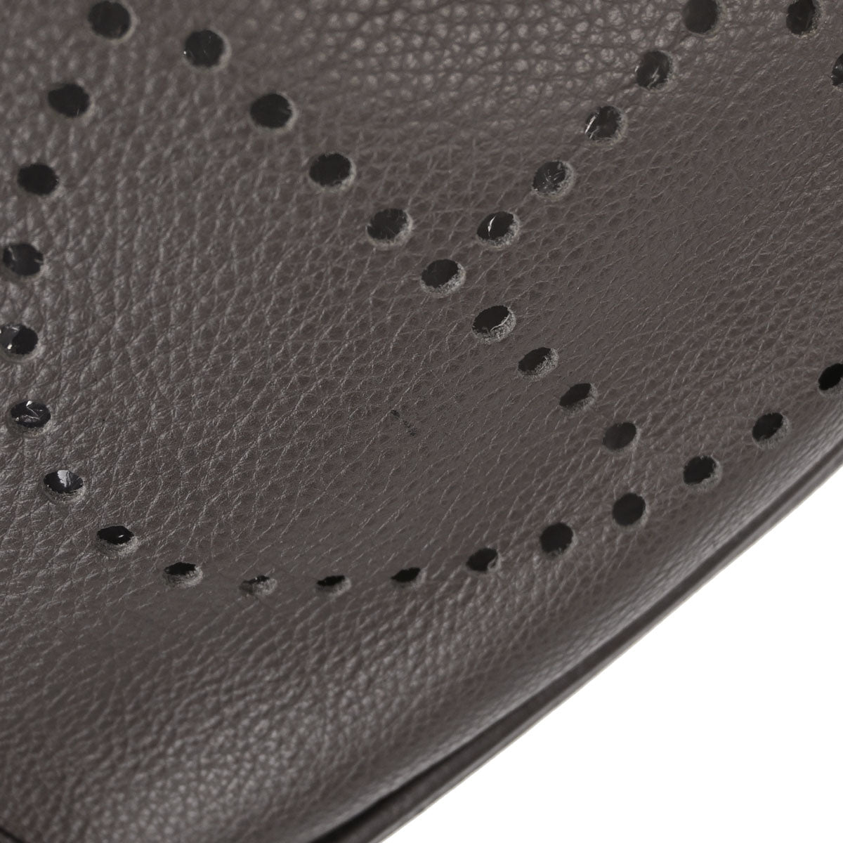 Hermes Graphite Taurillon Clemence Evelyne 2 33 GM Shoulder Bag