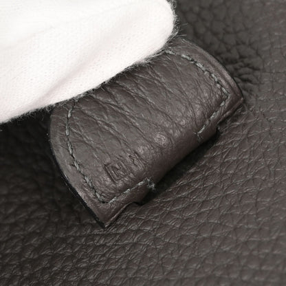 Hermes Graphite Taurillon Clemence Evelyne 2 33 GM Shoulder Bag