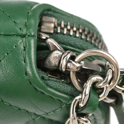 Chanel Green Calfskin Gabrielle WOC Wallet on Chain Shoulder Bag