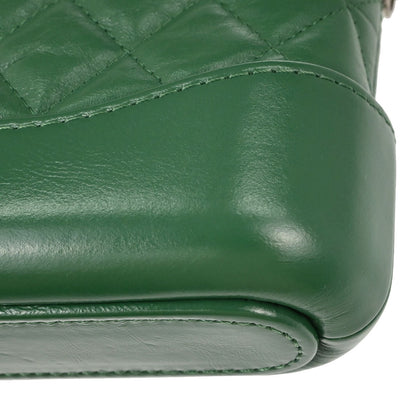Chanel Green Calfskin Gabrielle WOC Wallet on Chain Shoulder Bag