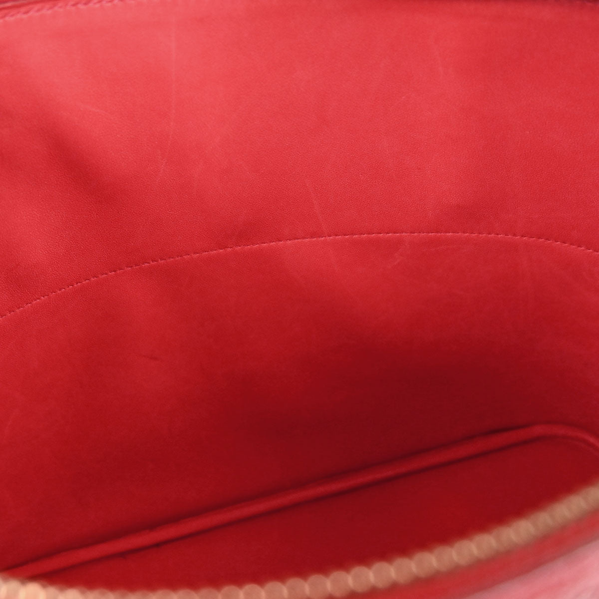 Hermes * Rouge Vif Ostrich Bolide 35 2way Shoulder Handbag