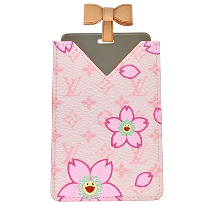Louis Vuitton Monogram Cherry Blossom Etui Miroir Compact Mirror M92019 Small Good