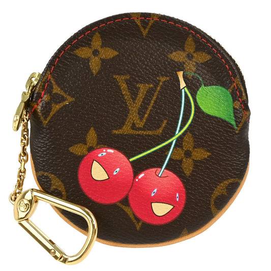 Louis Vuitton Cherry Porte Monnaie Rond Coin Case Wallet M95043