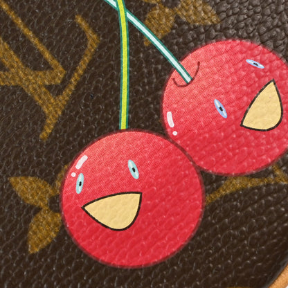 Louis Vuitton Cherry Porte Monnaie Rond Coin Case Wallet M95043