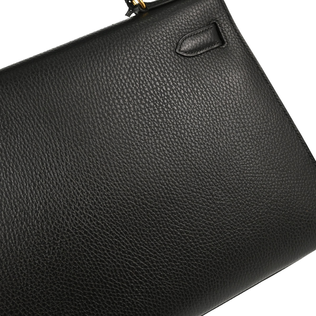 Hermes Black Ardennes Kelly 32 Sellier 2way Shoulder Handbag