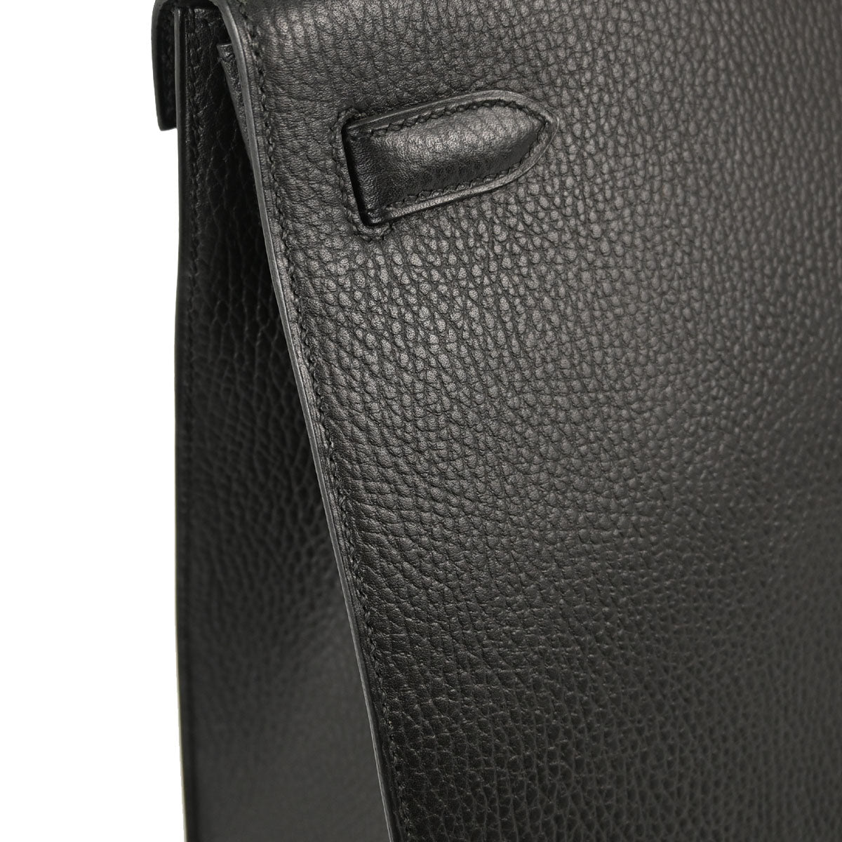 Hermes Black Ardennes Kelly 32 Sellier 2way Shoulder Handbag