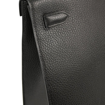Hermes Black Ardennes Kelly 32 Sellier 2way Shoulder Handbag