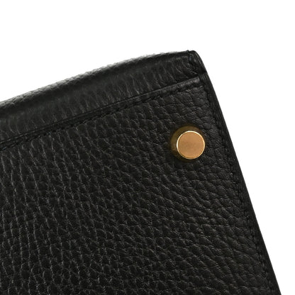 Hermes Black Ardennes Kelly 32 Sellier 2way Shoulder Handbag