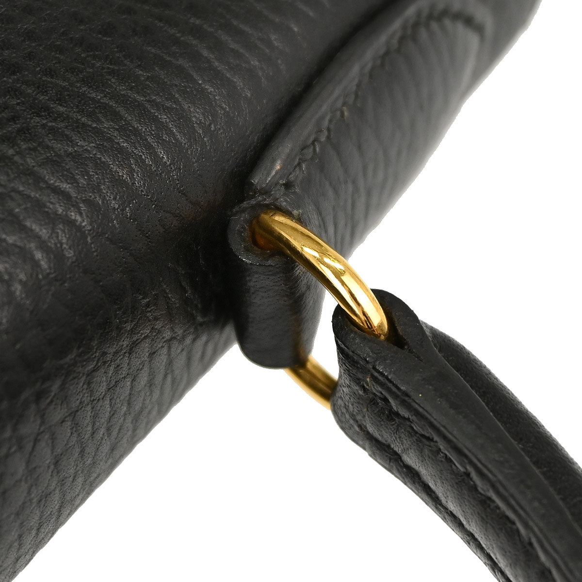 Hermes Black Ardennes Kelly 32 Sellier 2way Shoulder Handbag