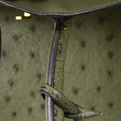 Hermes * Vert Olive Ostrich Birkin 30 Handbag