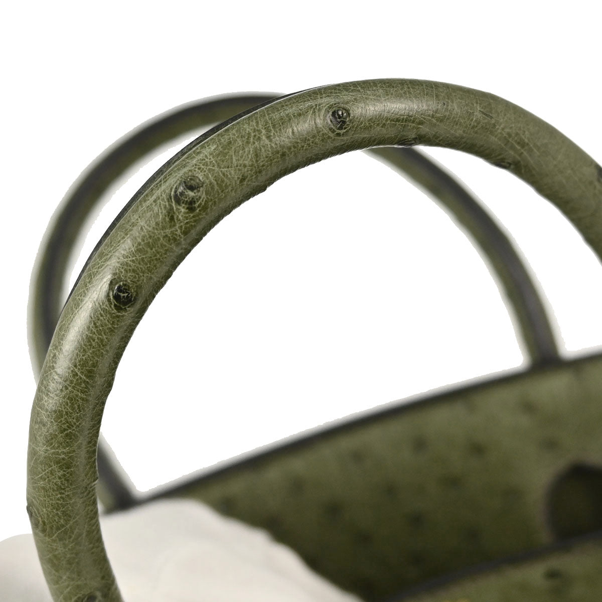 Hermes * Vert Olive Ostrich Birkin 30 Handbag