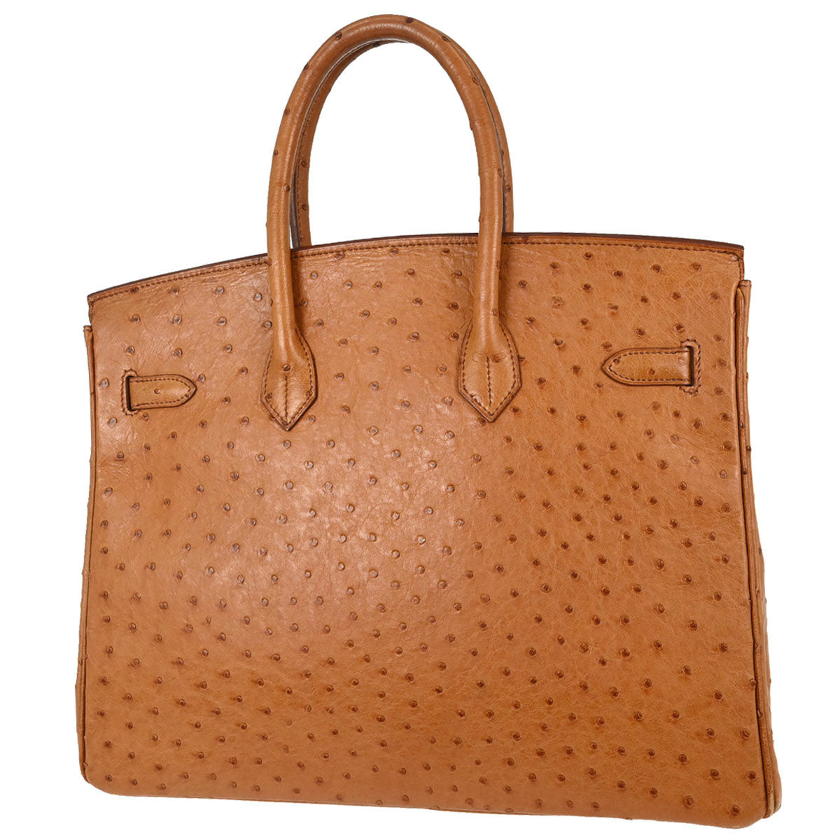 Hermes * Chestnut Ostrich Birkin 35 Handbag