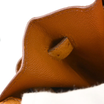 Hermes * Chestnut Ostrich Birkin 35 Handbag