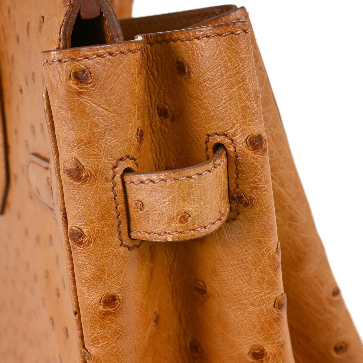 Hermes * Chestnut Ostrich Birkin 35 Handbag