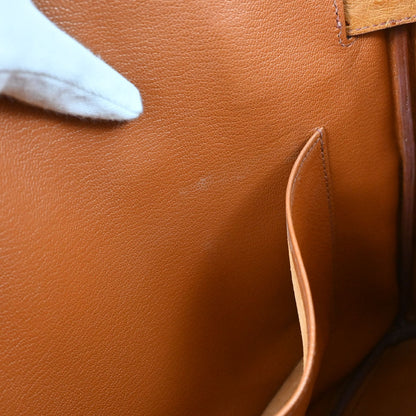 Hermes * Chestnut Ostrich Birkin 35 Handbag