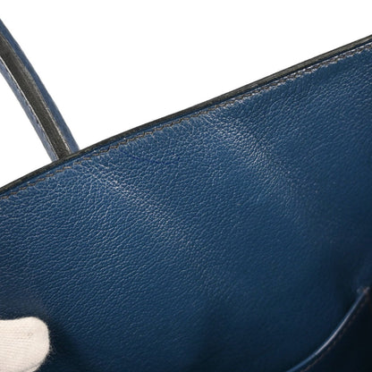 Hermes Blue Ardennes Birkin 35 Handbag