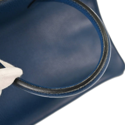 Hermes Blue Ardennes Birkin 35 Handbag