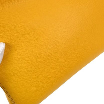 Hermes Jaune Courchevel Birkin 40 Handbag