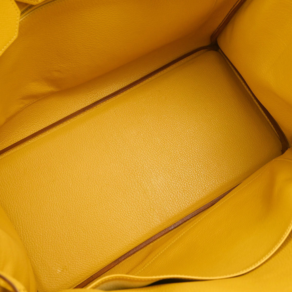 Hermes Jaune Courchevel Birkin 40 Handbag