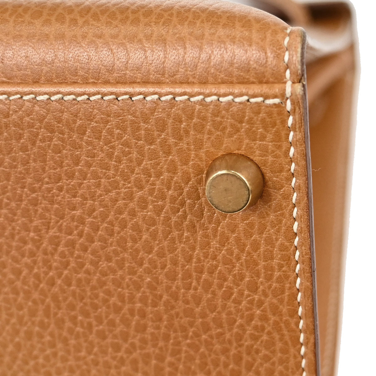 Hermes Natural Ardennes Kelly 32 Sellier 2way Shoulder Handbag