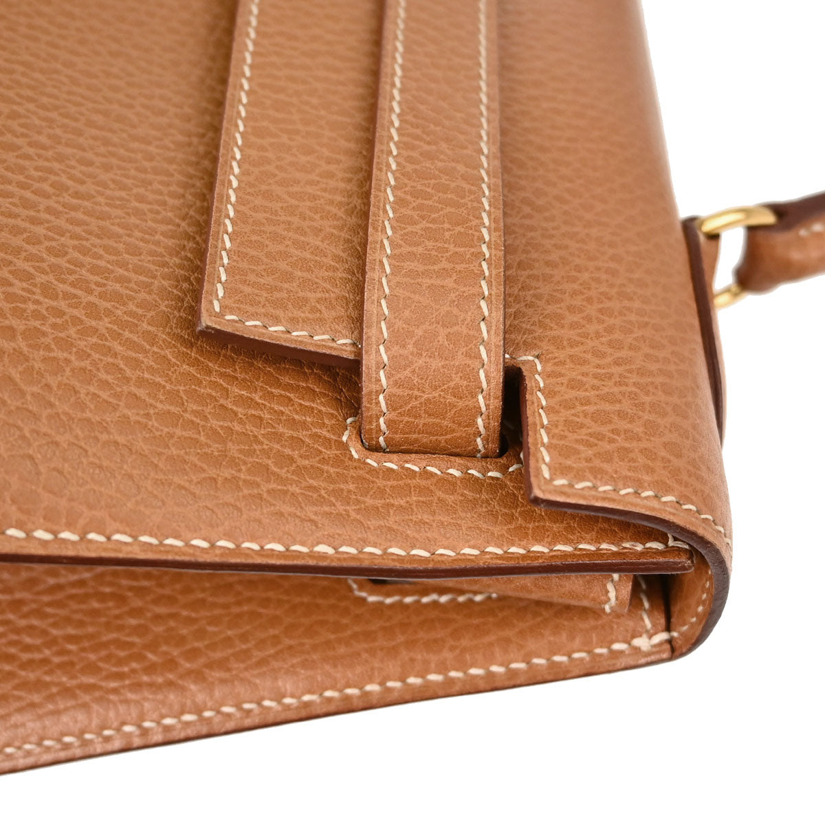 Hermes Natural Ardennes Kelly 32 Sellier 2way Shoulder Handbag