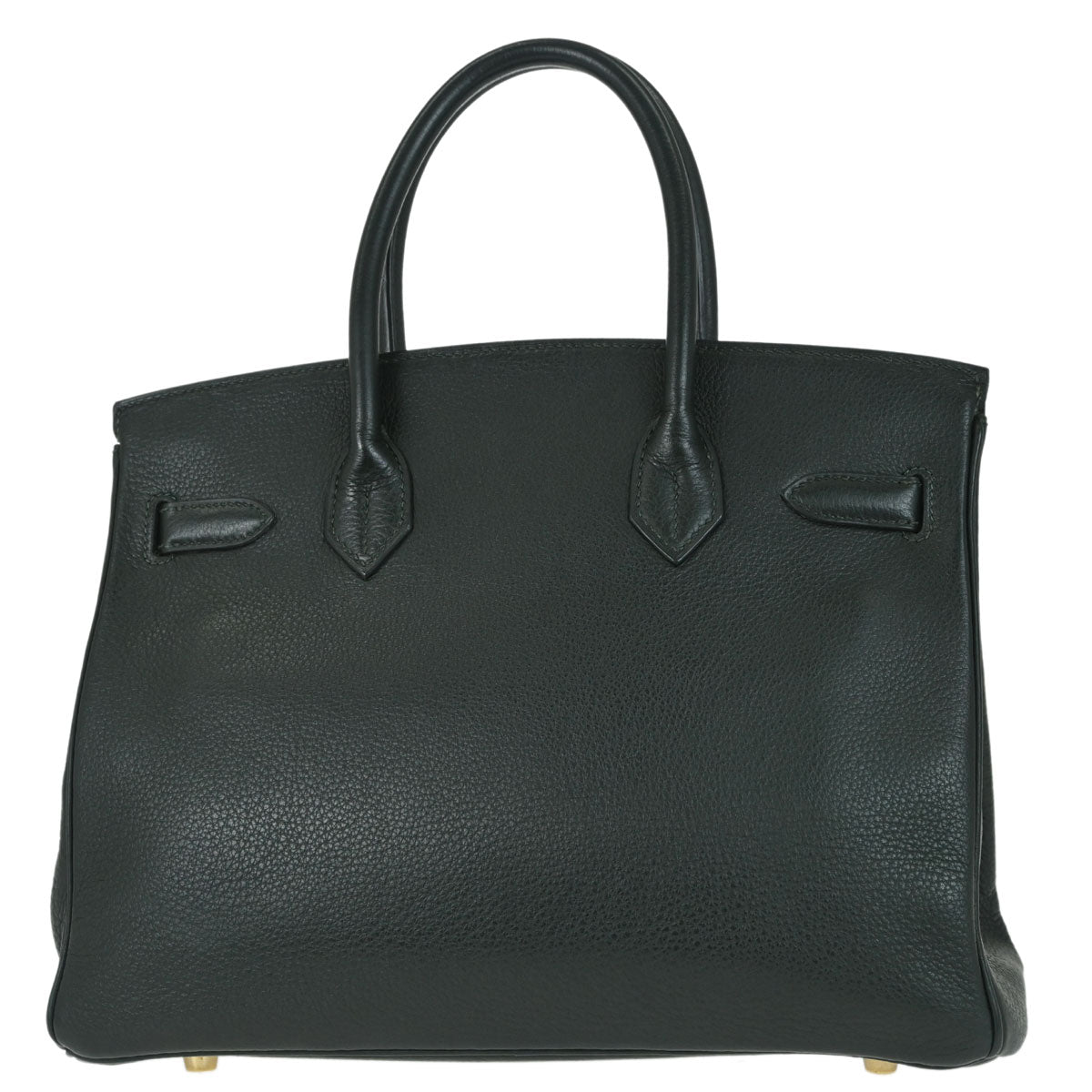 Hermes Green Taurillon Clemence Birkin 30 Handbag