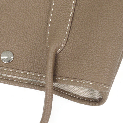 Hermes Etoupe Gray Negonda Garden Party 30 TPM Tote Handbag