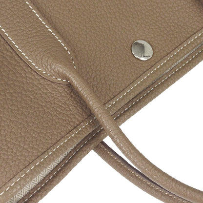 Hermes Etoupe Gray Negonda Garden Party 30 TPM Tote Handbag