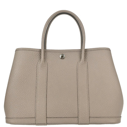 Hermes Gris Asphalt Negonda Garden Party 30 TPM Tote Handbag