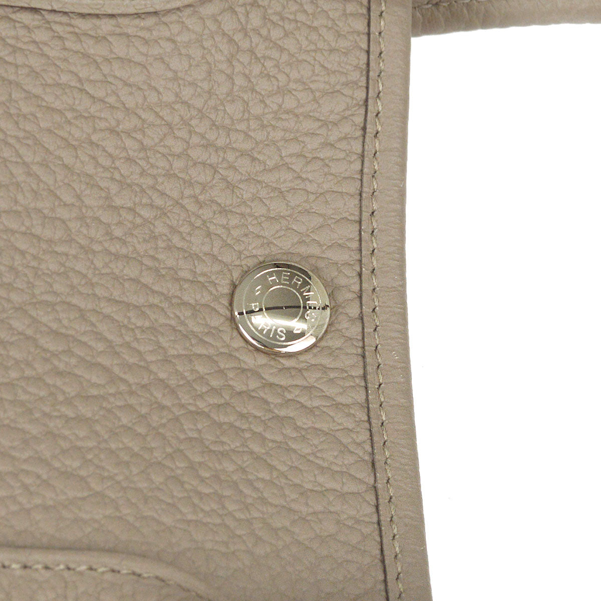 Hermes Gris Asphalt Negonda Garden Party 30 TPM Tote Handbag