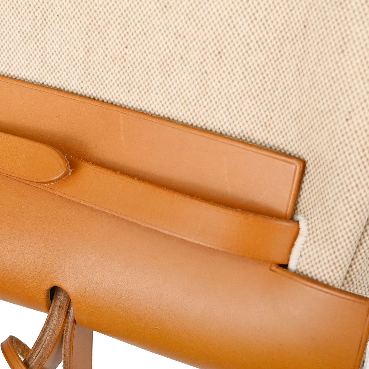 Hermes Beige Toile H Herbag MM 2 in 1 Handbag