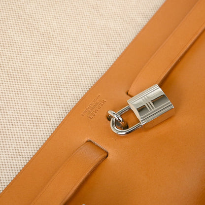 Hermes Beige Toile H Herbag MM 2 in 1 Handbag
