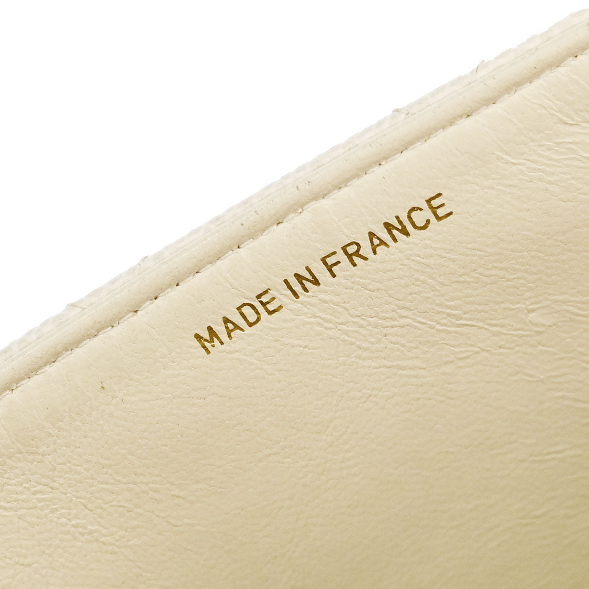 Chanel 1994-1996 Ivory Caviar Skin Medium Diana Shoulder Bag