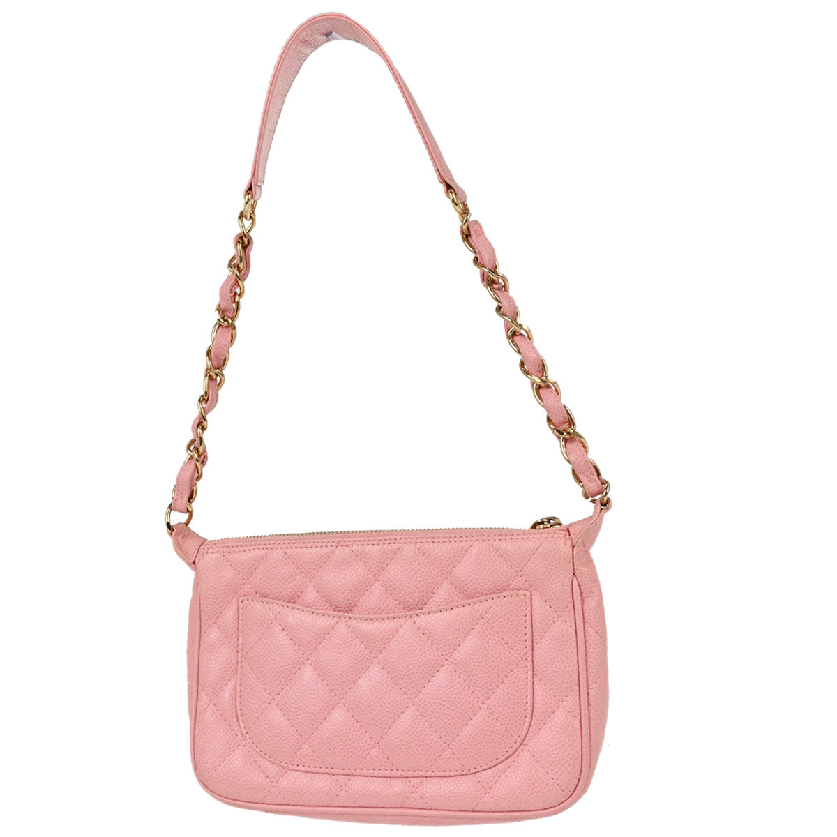 Chanel 2004-2005 Pink Caviar Skin Handbag