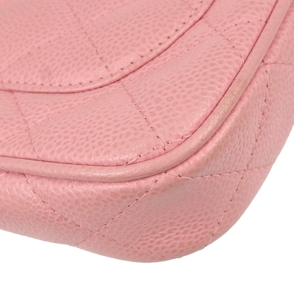Chanel 2004-2005 Pink Caviar Skin Handbag
