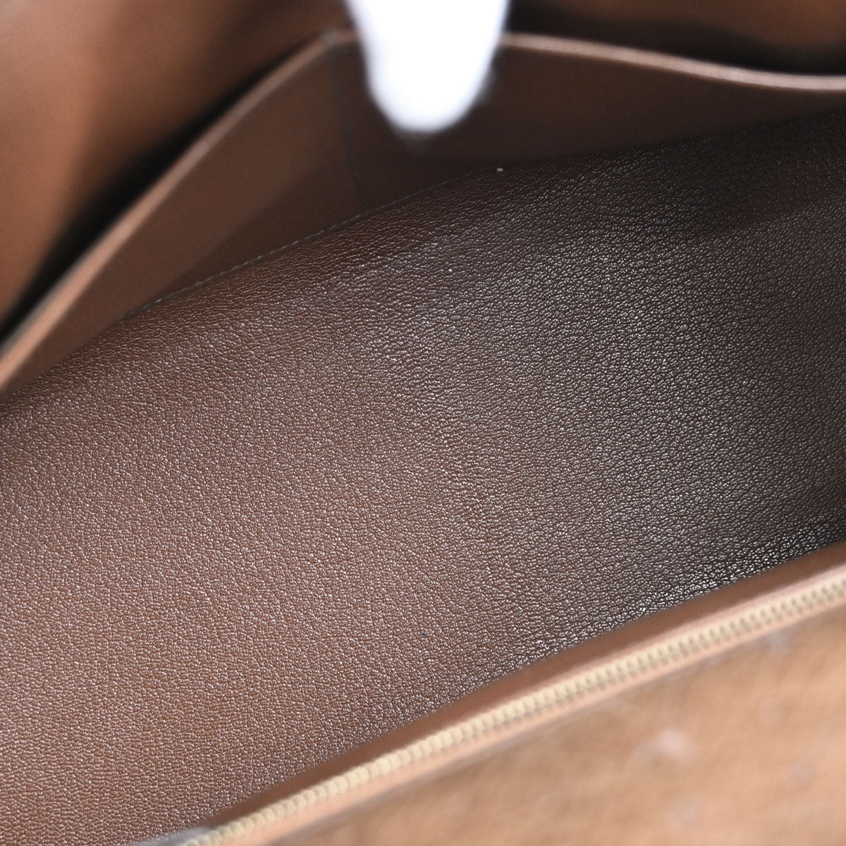Hermes * Brown Ostrich Kelly 28 Sellier 2way Shoulder Handbag