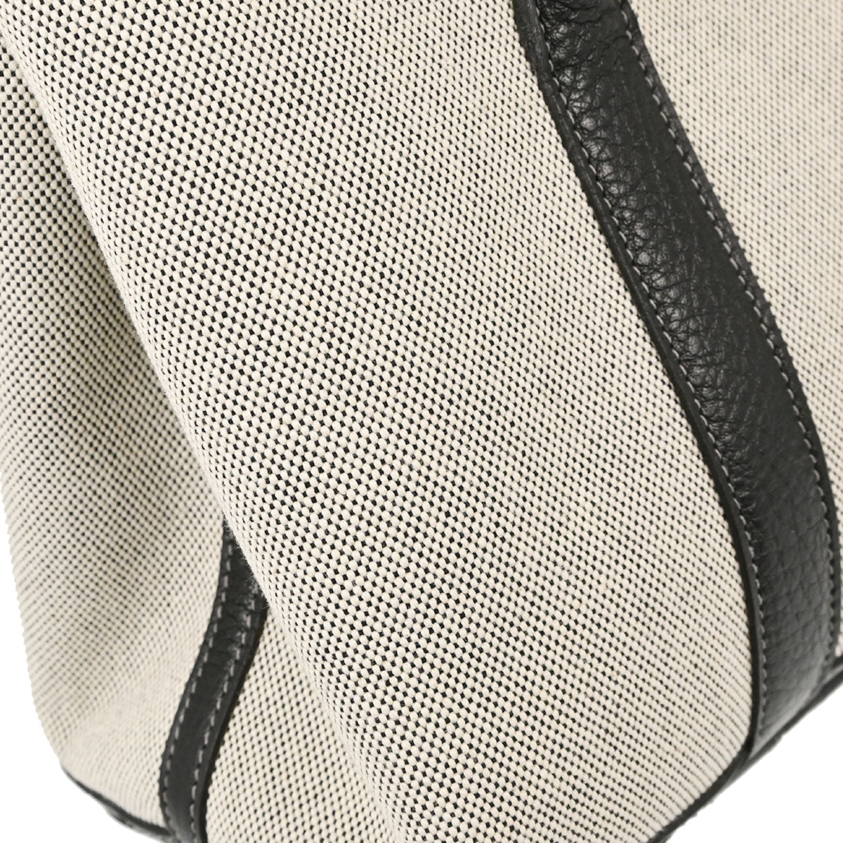 Hermes Beige Toile H Buffalo Garden Party 30 TPM 2way Shoulder Tote Handbag