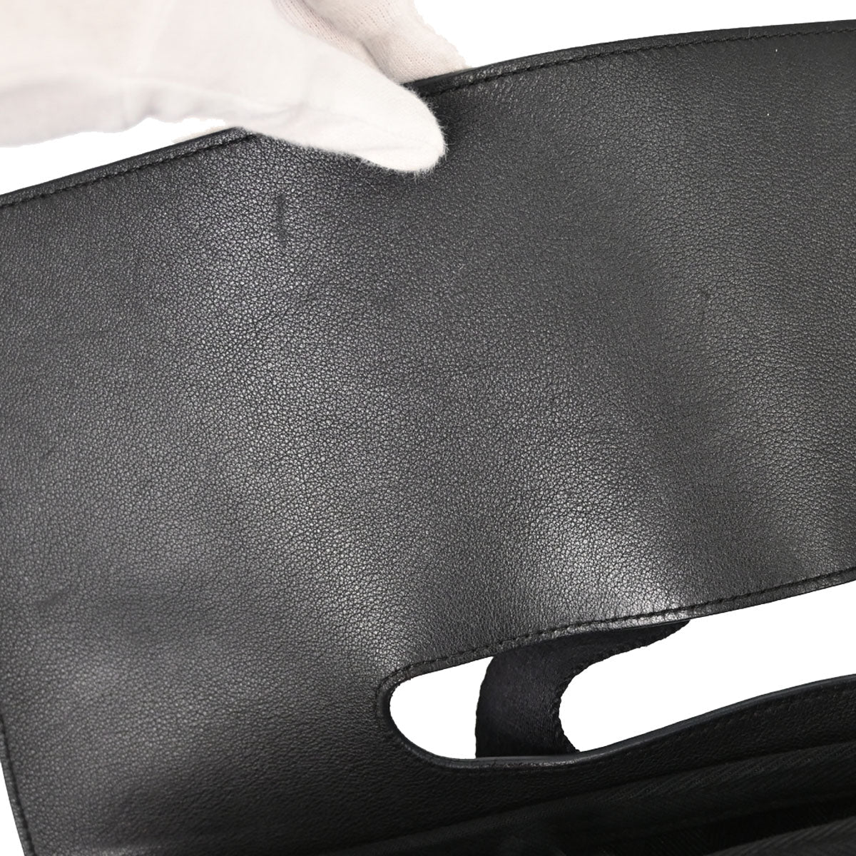 Hermes Black Toile Chevrons Valparaiso GM Tote Handbag
