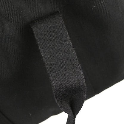 Hermes Black Toile Chevrons Valparaiso GM Tote Handbag
