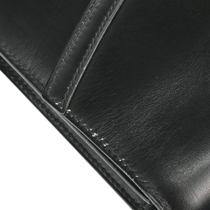 Hermes Black Box Calf Cadena Lock Shoulder Bag