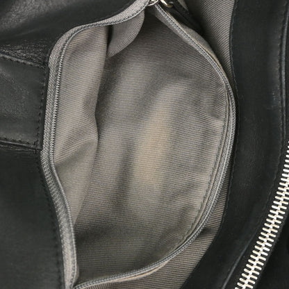 Chanel Black Calfskin Wild Stitch Tote 2way Shoulder Handbag